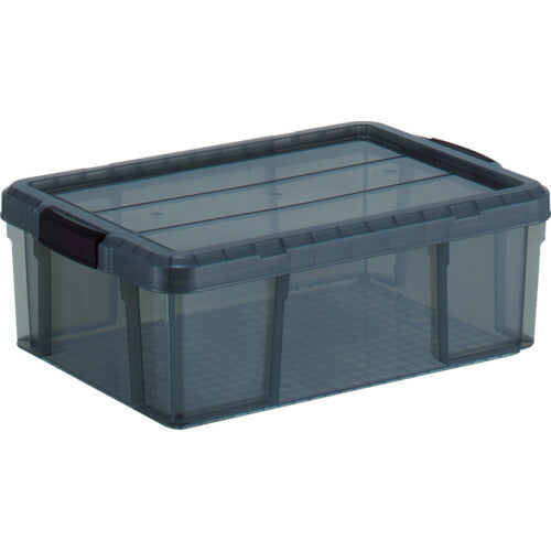 トラスコ中山（TRUSCO）　クリアライトボックス 24L 黒半透明　【品番：TCR-01-BK】