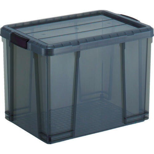 トラスコ中山（TRUSCO）　クリアライトボックス 47L 黒半透明　【品番：TCR-02D-BK】