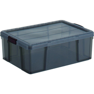 トラスコ中山（TRUSCO）　クリアライトボックス 44L 黒半透明　【品番：TCR-03-BK】