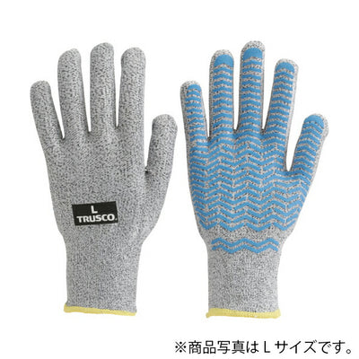 トラスコ中山（TRUSCO）　すべり止め付耐切創手袋 NR #3 M　【品番：TCRAG-3NR-M】