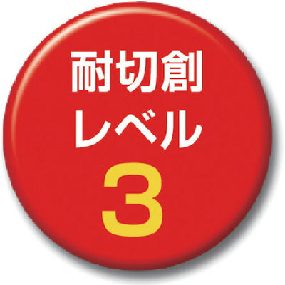 トラスコ中山（TRUSCO）　すべり止め付耐切創手袋 NR #3 M　【品番：TCRAG-3NR-M】