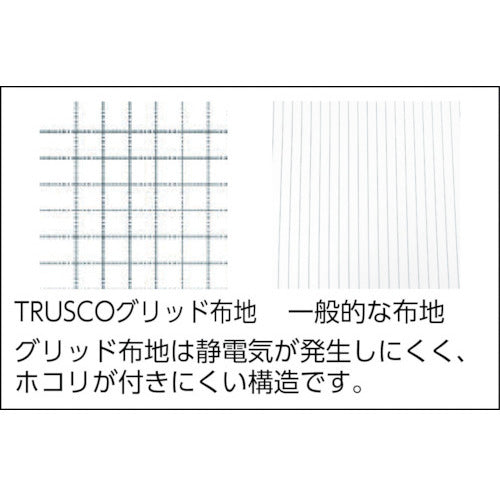 トラスコ中山（TRUSCO）　クリーンルーム用エプロン 白　【品番：TCRA-W】
