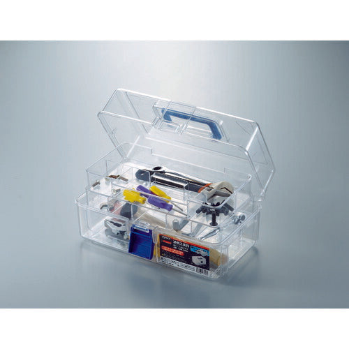 トラスコ中山（TRUSCO）　透明工具箱 中皿なし フリータイプ　【品番：TCRBOXF】