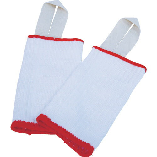 【メール便対応】トラスコ中山（TRUSCO）　耐切創手首ガ-ド ズレ防止紐付き 1双入　【品番：TCRF-148】