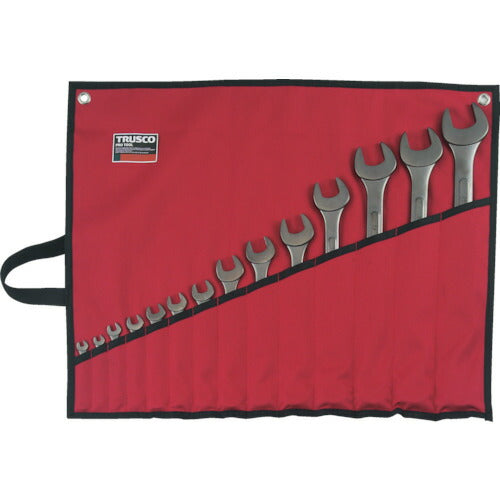 トラスコ中山（TRUSCO）　スタンダードコンビネーションスパナセット 14丁組セット　【品番：TCS-14S】