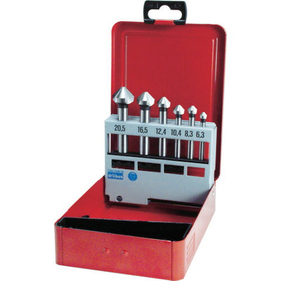 トラスコ中山（TRUSCO）　カウンターシンクセット ハイス 6本組　【品番：TCSHS】