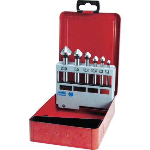 トラスコ中山（TRUSCO）　カウンターシンクセット ハイス 6本組　【品番：TCSHS】