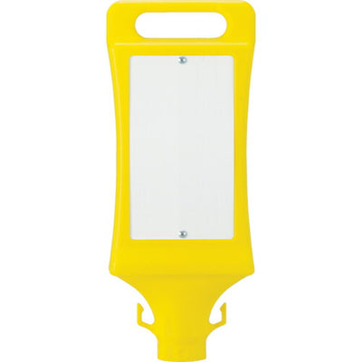 トラスコ中山（TRUSCO）　チェーンスタンド標識看板（無地）黄　【品番：T-CSH-Y】