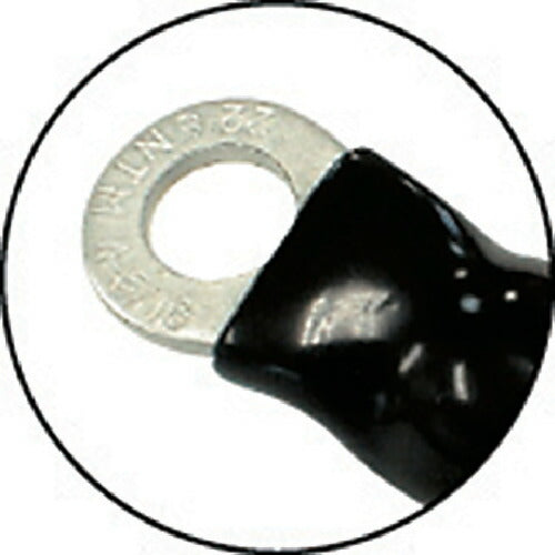 トラスコ中山（TRUSCO）　キャブタイヤケーブル アースクリップ丸端子付 10m　【品番：TCT-2210KE】