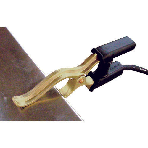 トラスコ中山（TRUSCO）　キャブタイヤケーブル アースクリップ丸端子付 5m　【品番：TCT-3805KE】