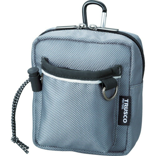 トラスコ中山（TRUSCO）　コンパクトツールケース ワイドポケット グレー　【品番：TCTC1502-GY】
