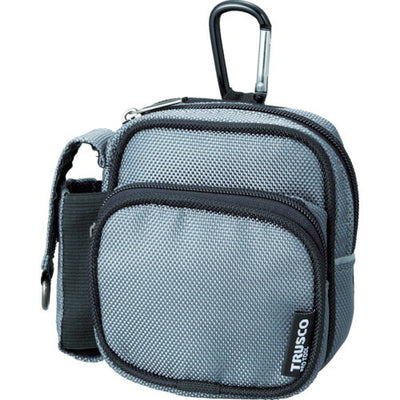 トラスコ中山（TRUSCO）　コンパクトツールケース ツーワイドポケット グレー　【品番：TCTC1802-GY】