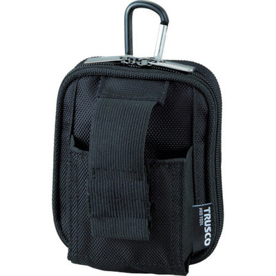 トラスコ中山（TRUSCO）　コンパクトツールケースワイド 2ポケット ブラック　【品番：TCTC1803W-BK】