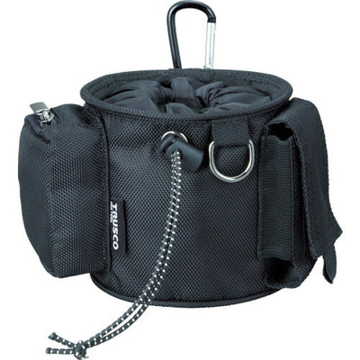 トラスコ中山（TRUSCO）　コンパクトツールケース シボリポケット ブラック　【品番：TCTC2003-BK】