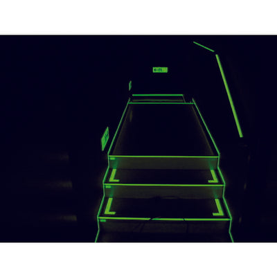 トラスコ中山（TRUSCO）　中輝度蓄光テープ25mm×5m　【品番：TCTT25X5】