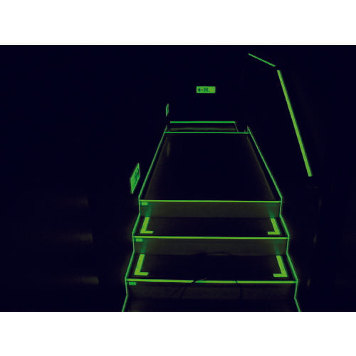 トラスコ中山（TRUSCO）　中輝度蓄光テープ50mm×5m　【品番：TCTT50X5】