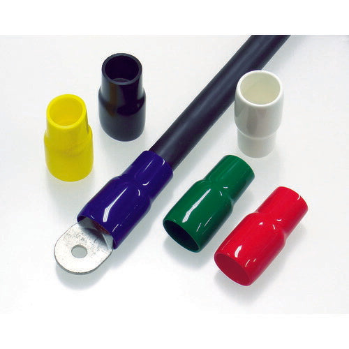 【メール便対応】トラスコ中山（TRUSCO）　TCVキャップ 5.50mm2用 黒 20個入　【品番：TCV-5.5-BK-20】