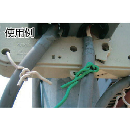 トラスコ中山（TRUSCO）　カラー針金 ビニール被覆タイプ グリーン 線径0.9mm　【品番：TCW-09GN】