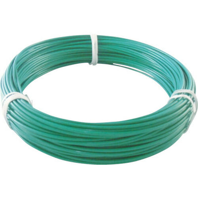トラスコ中山（TRUSCO）　カラー針金 ビニール被覆タイプ 2.0mm×25m 緑　【品番：TCWM-20GN】