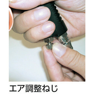トラスコ中山（TRUSCO）　樹脂製エアダスター 空気量調整付 プラグタイプ ノズル100mm　【品番：TD-60-1R】