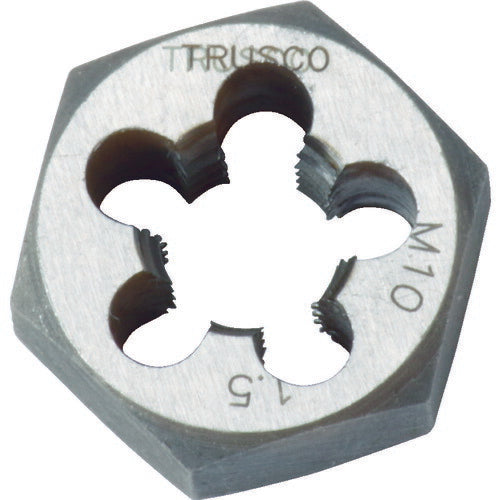 【メール便対応】トラスコ中山（TRUSCO）　六角サラエナットダイス 並目 M10×1.5　【品番：TD6-10X1.5】