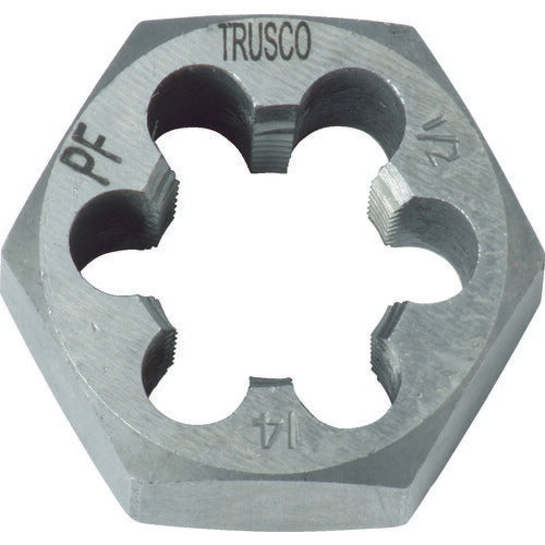 【メール便対応】トラスコ中山（TRUSCO）　六角サラエナットダイス PF1/2-14　【品番：TD6-1/2PF14】