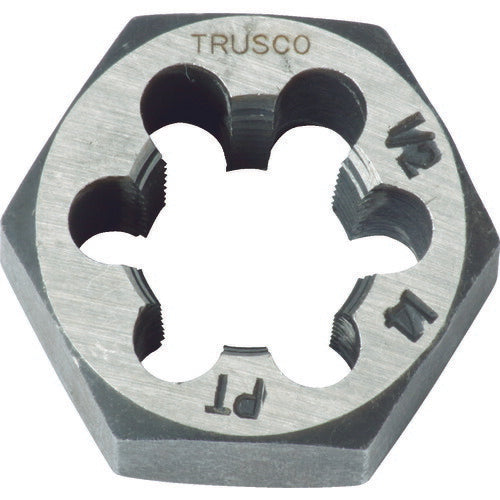 【メール便対応】トラスコ中山（TRUSCO）　六角サラエナットダイス PT1/2-14　【品番：TD6-1/2PT14】