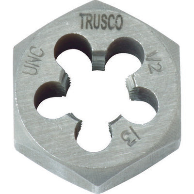 【メール便対応】トラスコ中山（TRUSCO）　六角サラエナットダイス UNC1/2-13　【品番：TD6-1/2UNC13】