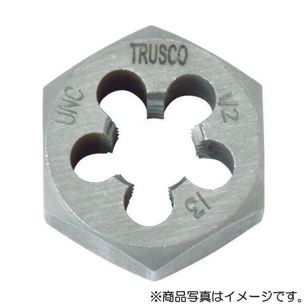 【メール便対応】トラスコ中山（TRUSCO）　六角サラエナットダイス UNC1/4-20　【品番：TD6-1/4UNC20】