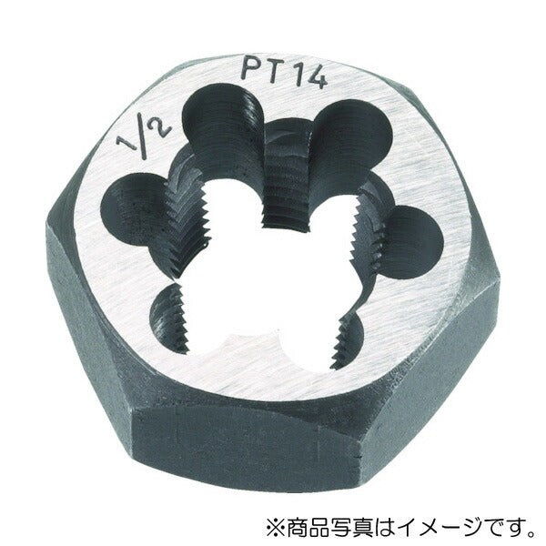 トラスコ中山（TRUSCO）　六角サラエナットダイス PT5/8-14　【品番：TD6-5/8PT14】