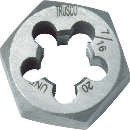 【メール便対応】トラスコ中山（TRUSCO）　六角サラエナットダイス UNF7/16-20　【品番：TD6-7/16UNF20】