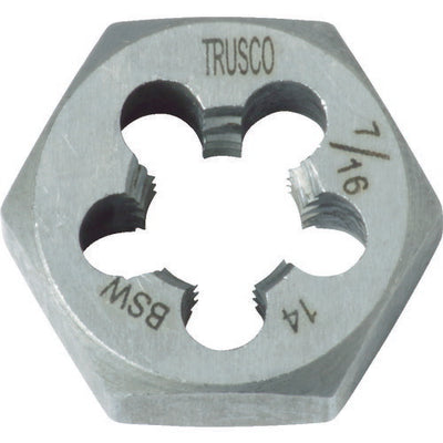 【メール便対応】トラスコ中山（TRUSCO）　六角サラエナットダイス W7/16-14　【品番：TD6-7/16W14】