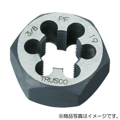 トラスコ中山（TRUSCO）　六角サラエナットダイス PF7/8-14　【品番：TD6-7/8PF14】