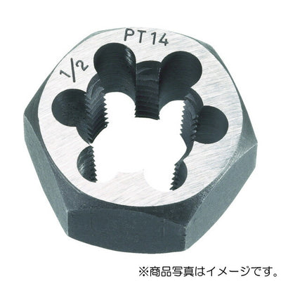 トラスコ中山（TRUSCO）　六角サラエナットダイス PT7/8-14　【品番：TD6-7/8PT14】