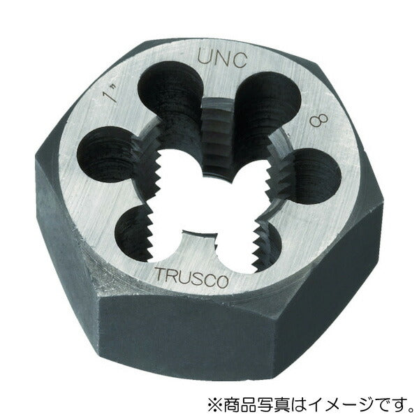 トラスコ中山（TRUSCO）　六角サラエナットダイス UNC7/8-9　【品番：TD6-7/8UNC9】