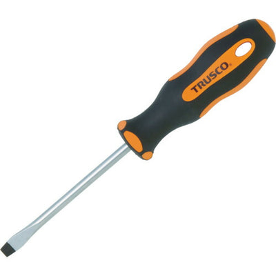 トラスコ中山（TRUSCO）　普通ドライバー（マグネット入り） （-8×150mm）　【品番：TD-8-150】