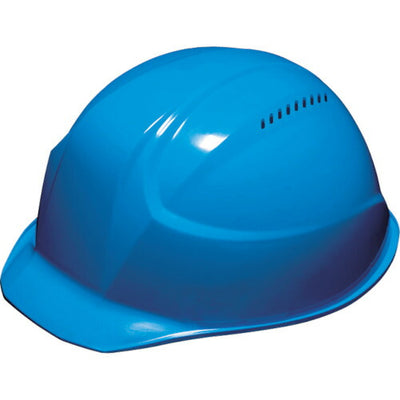 トラスコ中山（TRUSCO）　超軽量ヘルメット"軽帽" 通気孔付 ブルー　【品番：TD-AA17V-B】