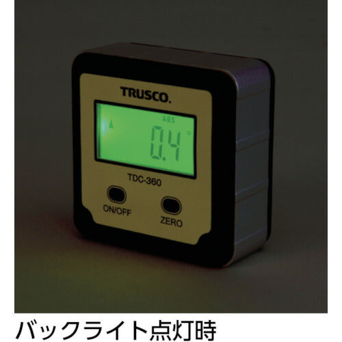 トラスコ中山（TRUSCO）　デジタル水平傾斜計 デジキュービック　【品番：TDC-360】