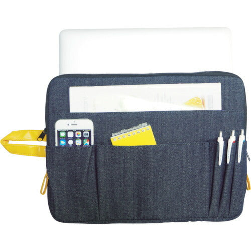 トラスコ中山（TRUSCO）　デニムPCケース スタンダード ブラック　【品番：TDC-P101】