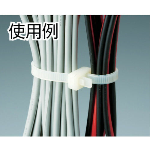 トラスコ中山（TRUSCO）　ダブルヘッドケーブルタイ 4.8×300最大83x76 100本入　【品番：TDCV-300】