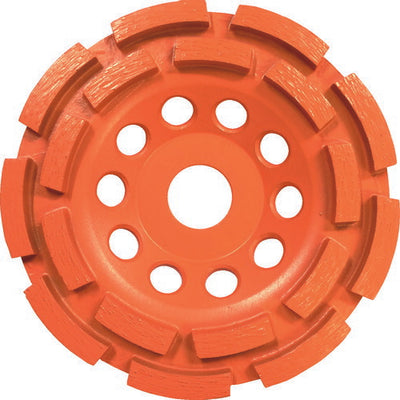 トラスコ中山（TRUSCO）　ダイヤモンドカップホイール Φ125×22 ダブルタイプ　【品番：TDCW-5D】