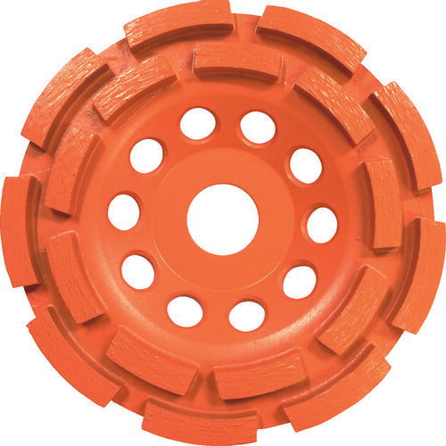 トラスコ中山（TRUSCO）　ダイヤモンドカップホイール Φ125×22 ダブルタイプ　【品番：TDCW-5D】