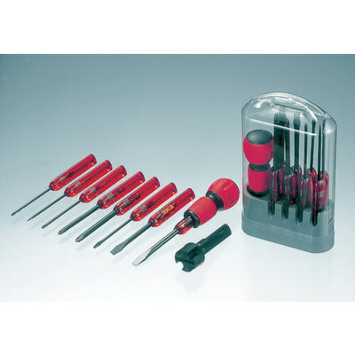 トラスコ中山（TRUSCO）　電工グリップ8本組ドライバーセット　【品番：TDD-8S】