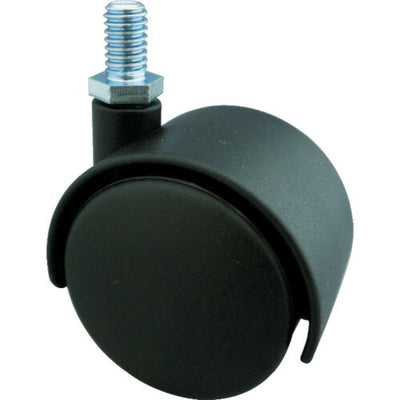 トラスコ中山（TRUSCO）　ねじ込み双輪キャスター ナイロン車輪 自在 Φ50 M12　【品番：TDG-50-M12】