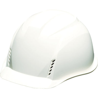 トラスコ中山（TRUSCO）　遮熱ヘルメット"涼帽"KP型 通気孔付 白　【品番：TD-HB-FV-KP-W】