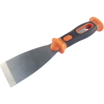 トラスコ中山（TRUSCO）　ステンレスハンマーへらTPR樹脂柄 直刃50mm　【品番：TDHS-4】