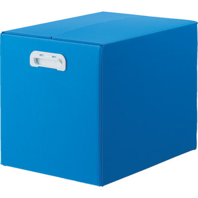 トラスコ中山（TRUSCO）　ダンボールプラスチックケース 5枚セット A3サイズ 取っ手穴なし ブルー　【品番：TDP-A3D-5B】