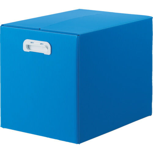 トラスコ中山（TRUSCO）　ダンボールプラスチックケース 5枚セット A3サイズ 取っ手穴なし ブルー　【品番：TDP-A3D-5B】