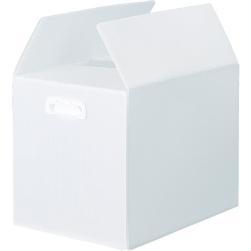 トラスコ中山（TRUSCO）　ダンボールプラスチックケース 5枚セット A3サイズ 取っ手穴なし 半透明　【品番：TDP-A3D-5TM】