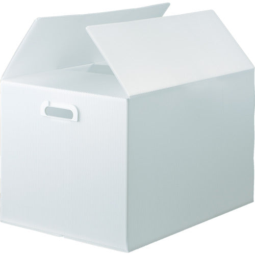 トラスコ中山（TRUSCO）　ダンボールプラスチックケース 5枚セット B3サイズ 取っ手穴あき 半透明　【品番：TDP-B3-5TM】